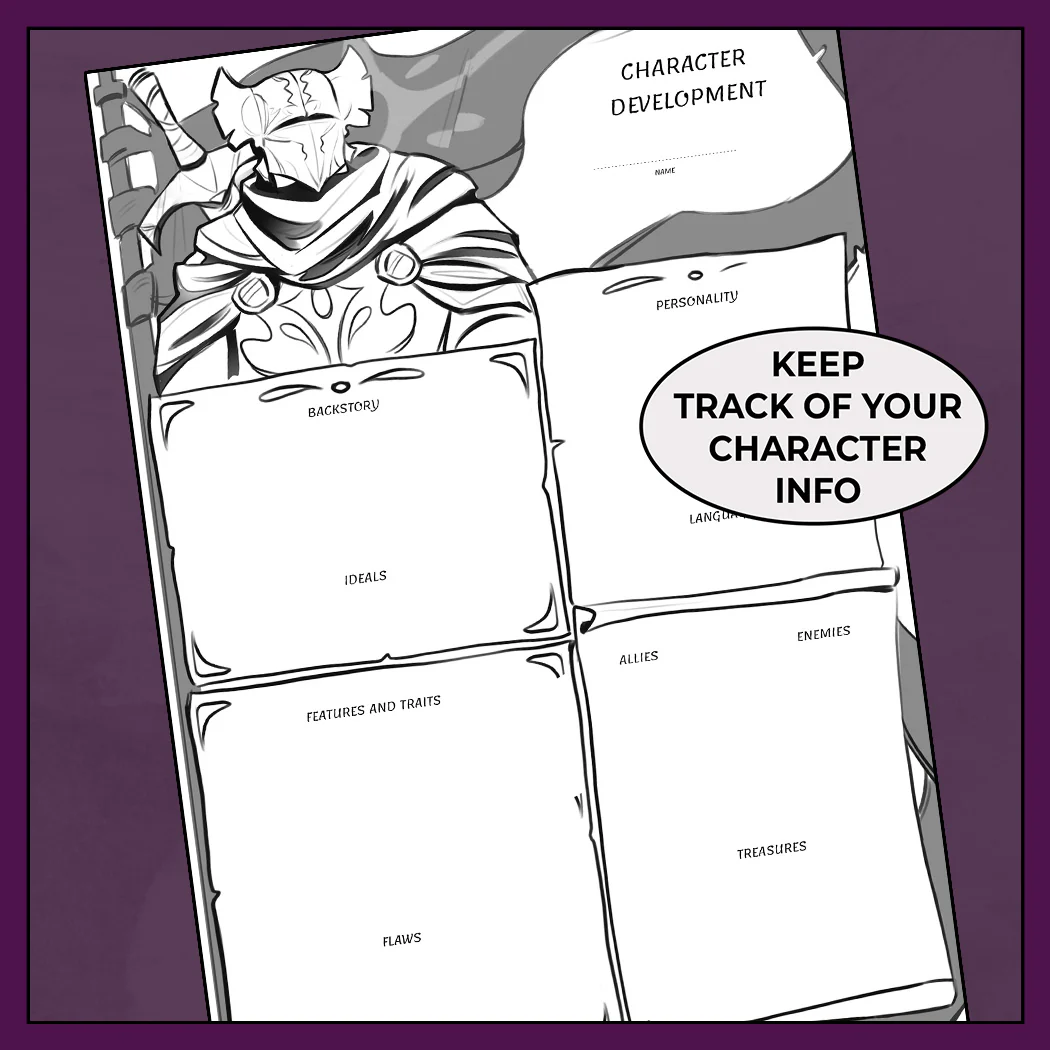 Crusader - DnD 5e Paladin Character Sheet - Image 3