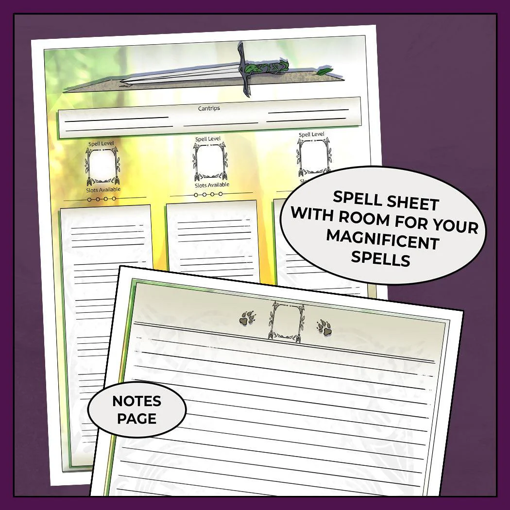 Lone Ranger - DnD 5e Ranger Character Sheet - Image 4