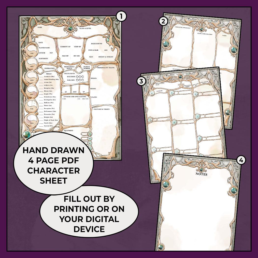 Tinkering Artificer - DnD 5e Artificer Character Sheet - Image 2